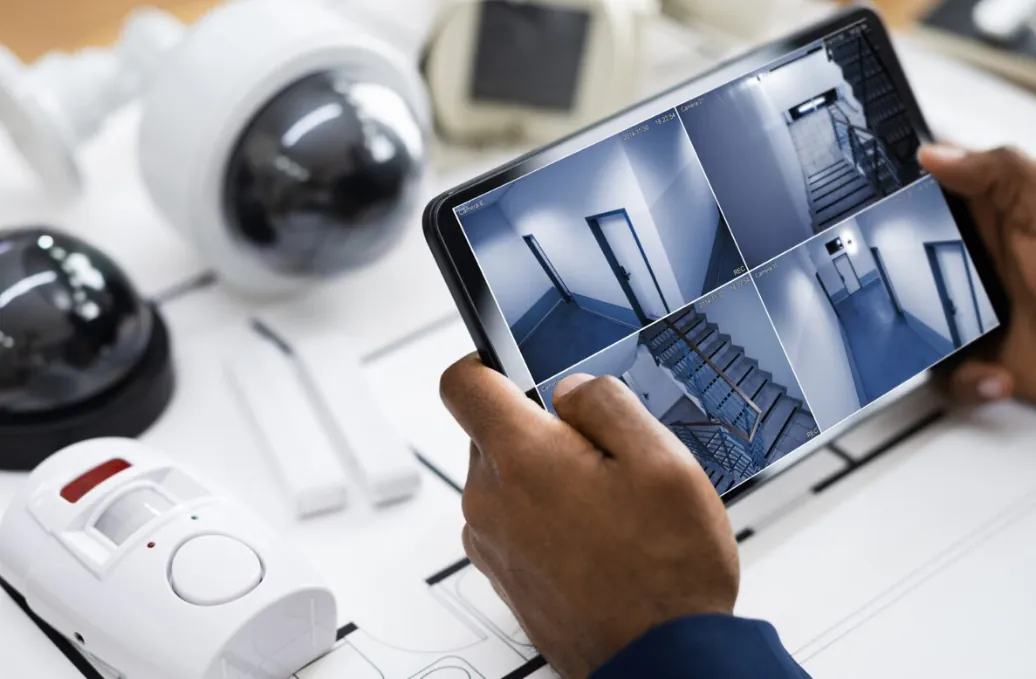 Monitoreo de cámaras desde una tablet