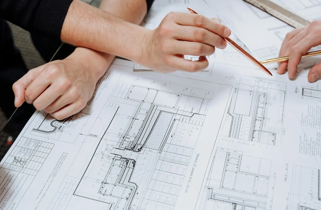 Planificación de un proyecto sobre planos